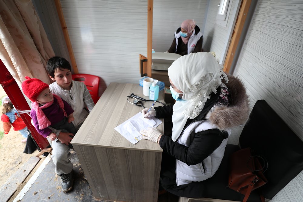 Consult mobiele klinieken kamp Syrië.