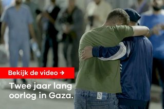 Twee jaar oorlog in Gaza: video over de hulp van AzG en het leed van de getroffen mensen