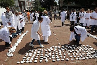 Herdenking 500 zorgverleners Gaza-oorlog