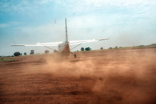 Artsen zonder Grenzen vliegtuig Zuid-Soedan