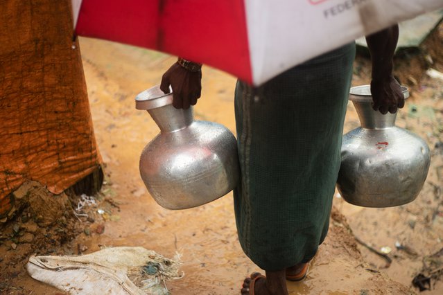 man rohingya vluchtelingenkamp kutupalong cox’s bazar bangladesh