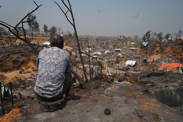kutupalong rohingya vluchtelingenkamp na brand bovenaf