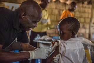 Vaccinatiecampagne mazelen DR Congo