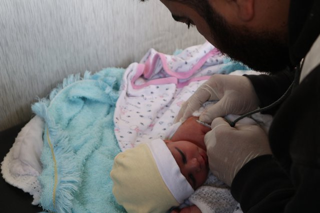 Vaccinatie baby Artsen zonder Grenzen Syrie