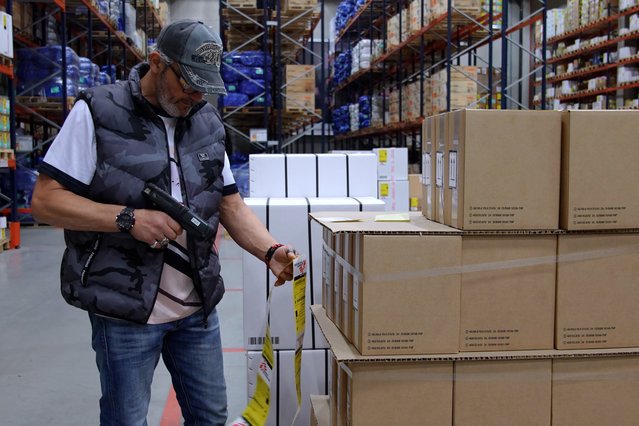 logistiek centrum van Artsen zonder Grenzen