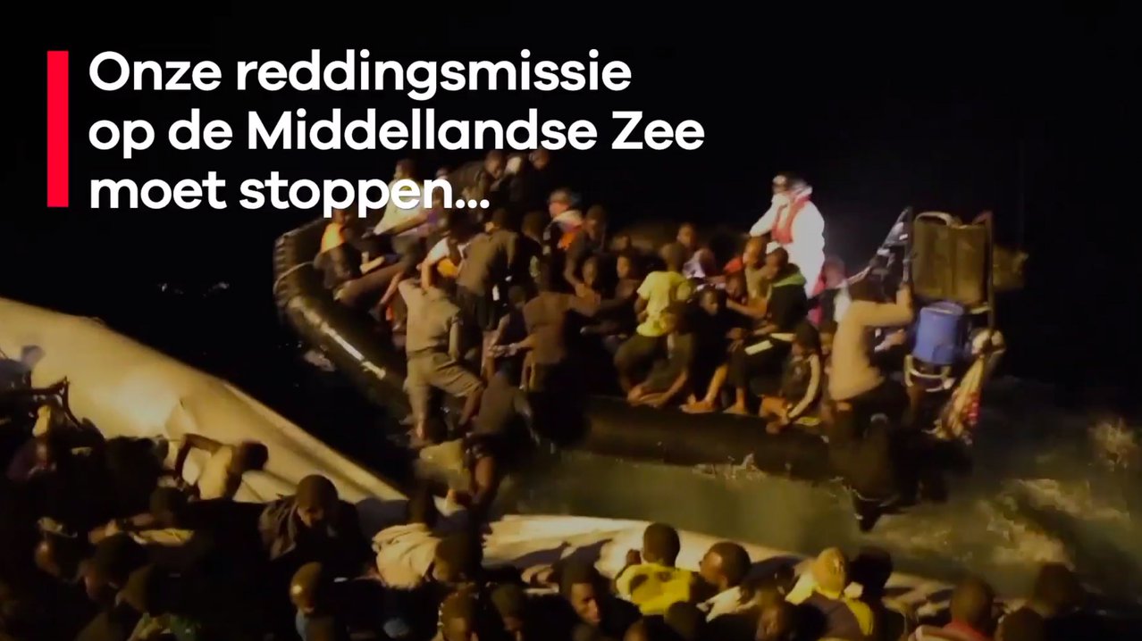 Video still reddingsoperatie Middellandse zee