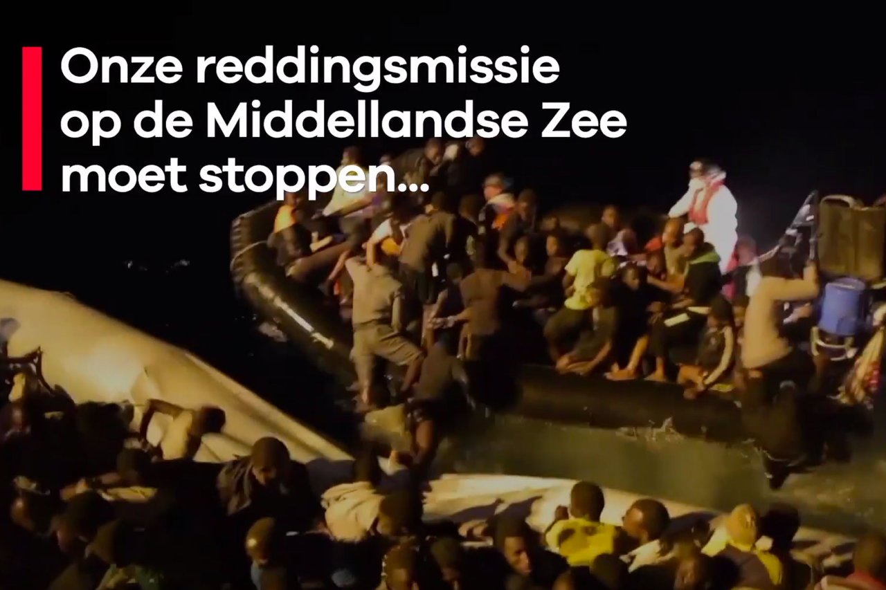Video still reddingsoperatie Middellandse zee